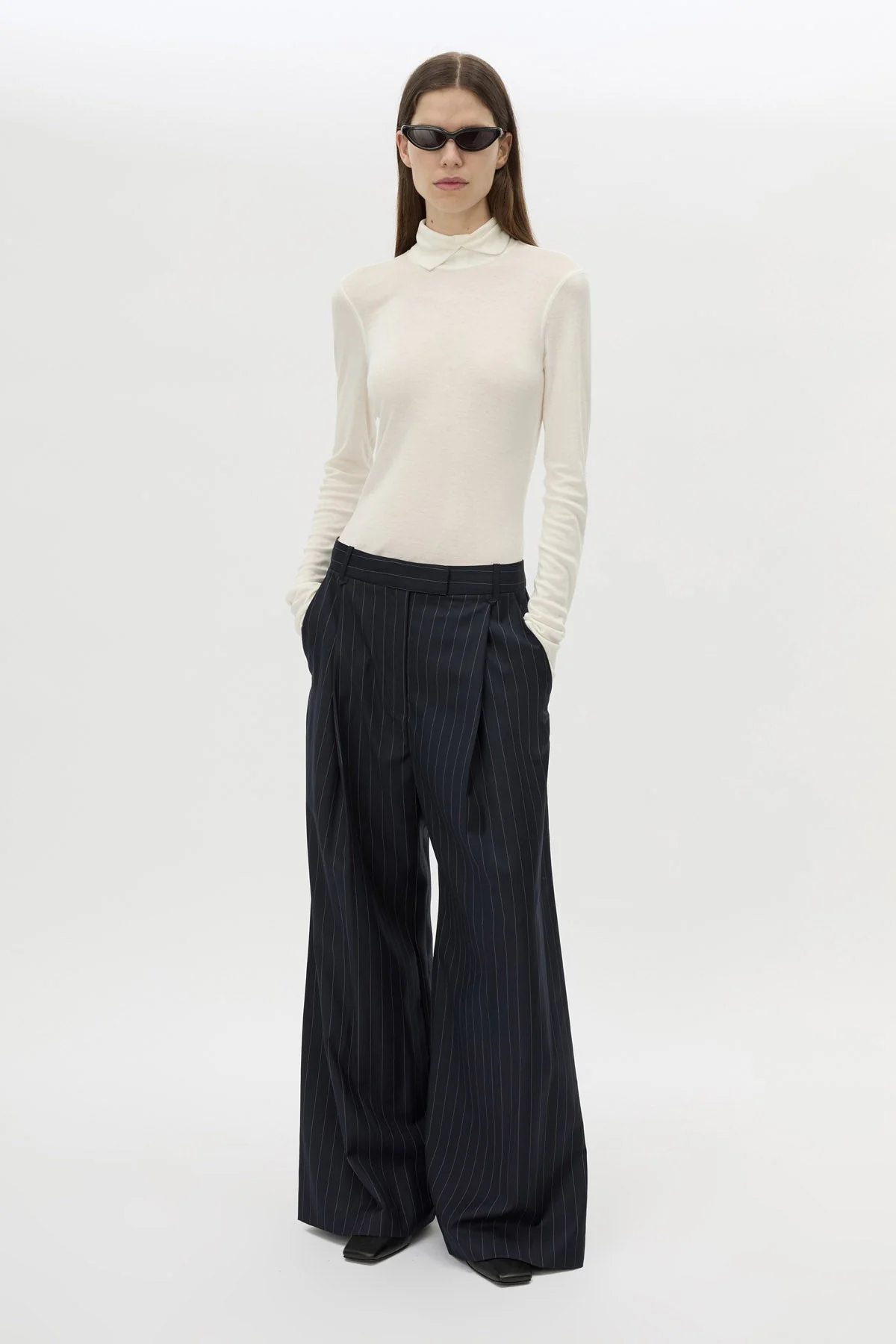 Barre High Neck Top