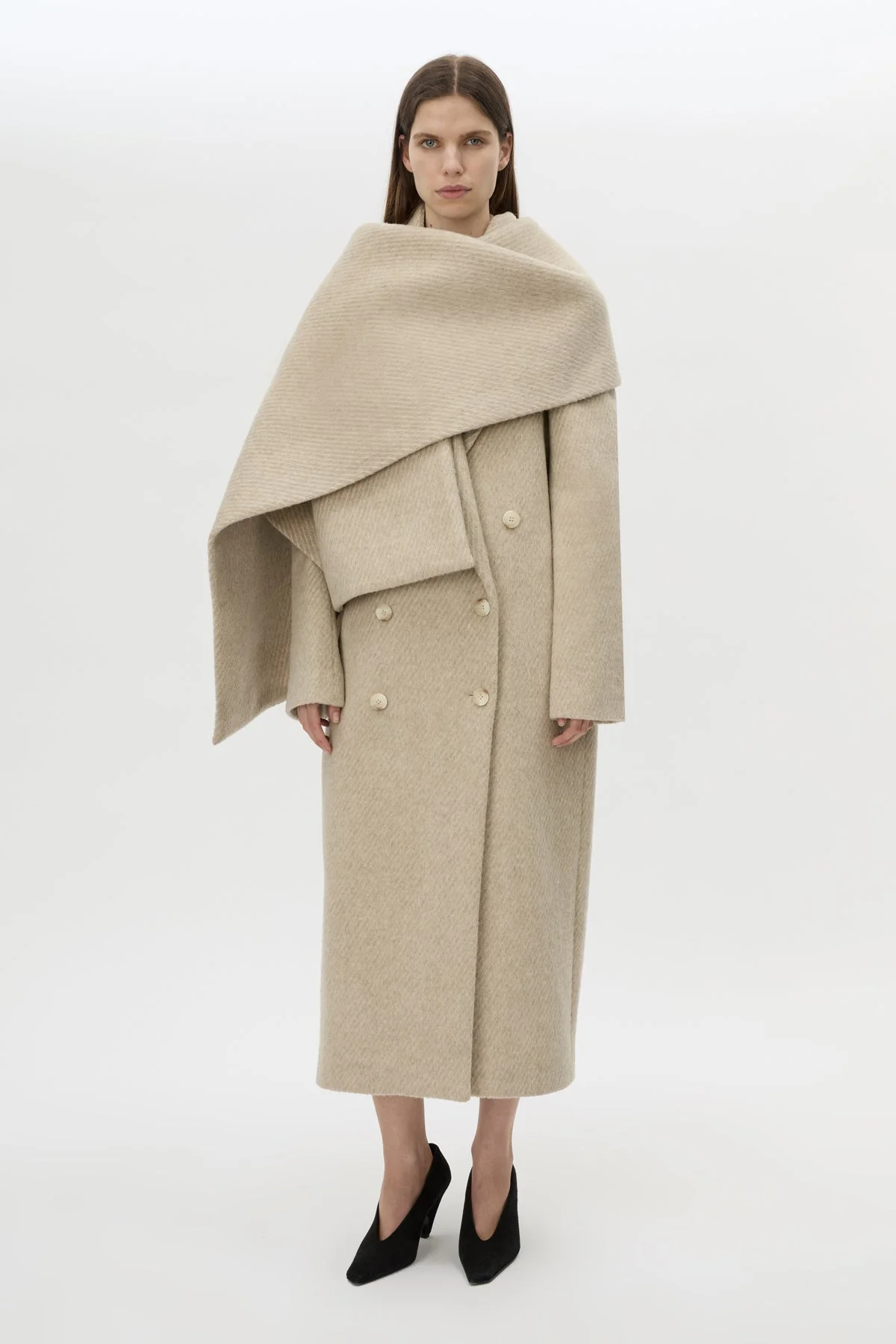 Ciro Coat With Scarf