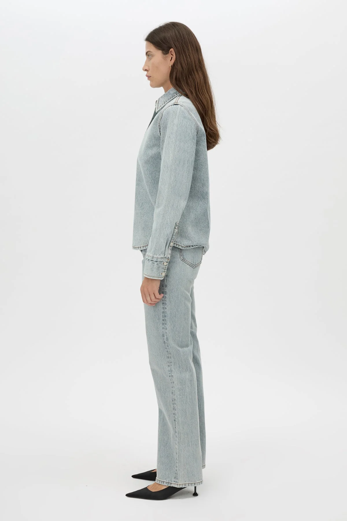 Faye Denim Shirt - Image 3