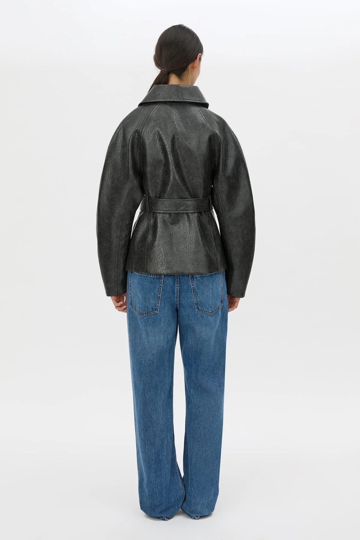 Oreno Croc Belted Jacket - Image 6