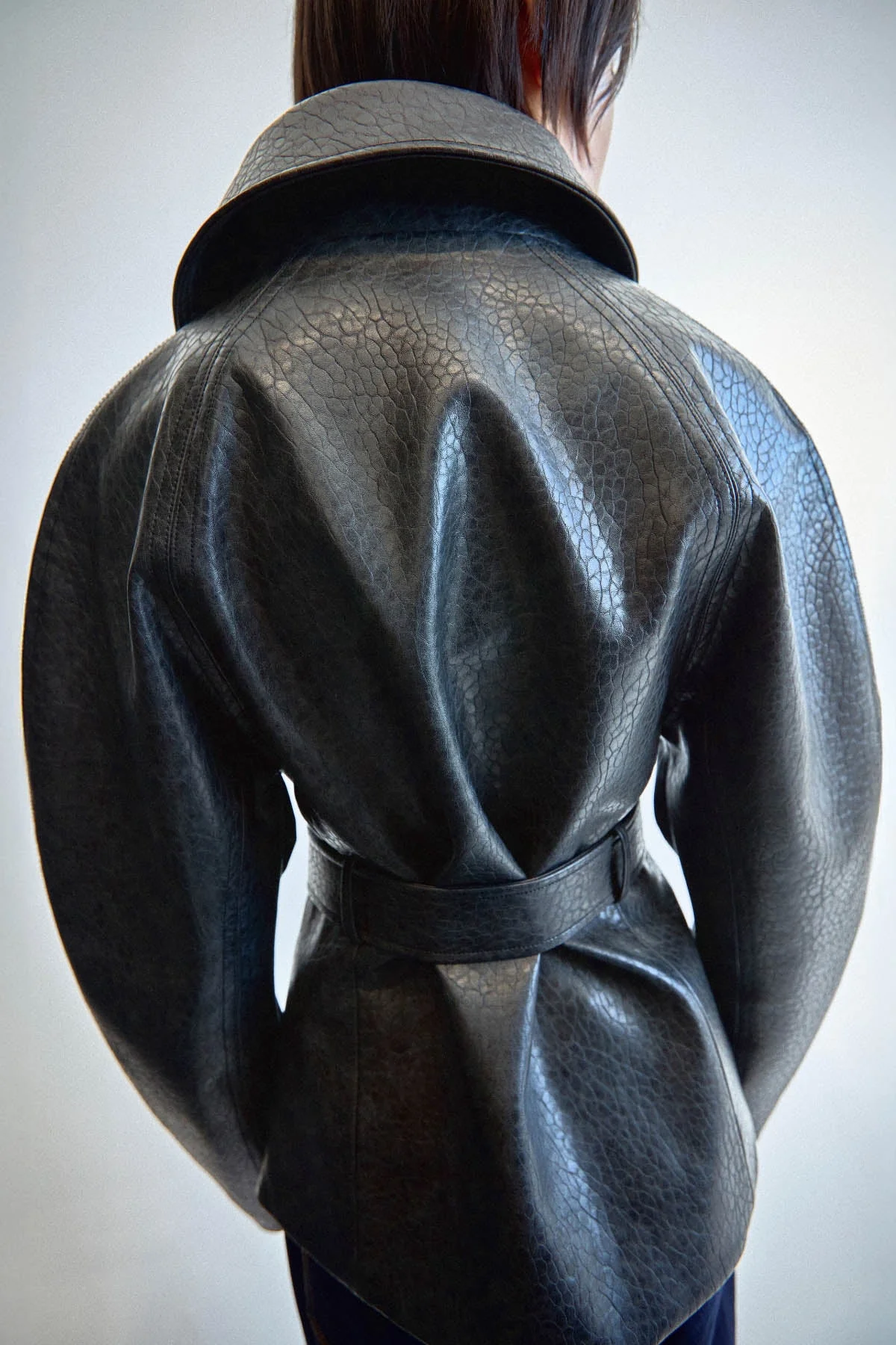 Oreno Croc Belted Jacket - Image 7