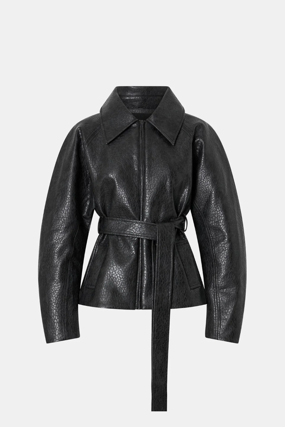 Oreno Croc Belted Jacket - Image 9