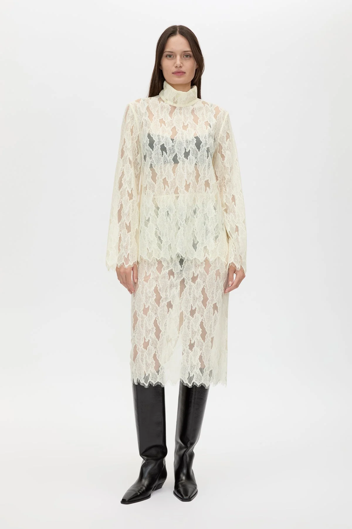 Zemira Long Sleeve Lace Top - Image 2