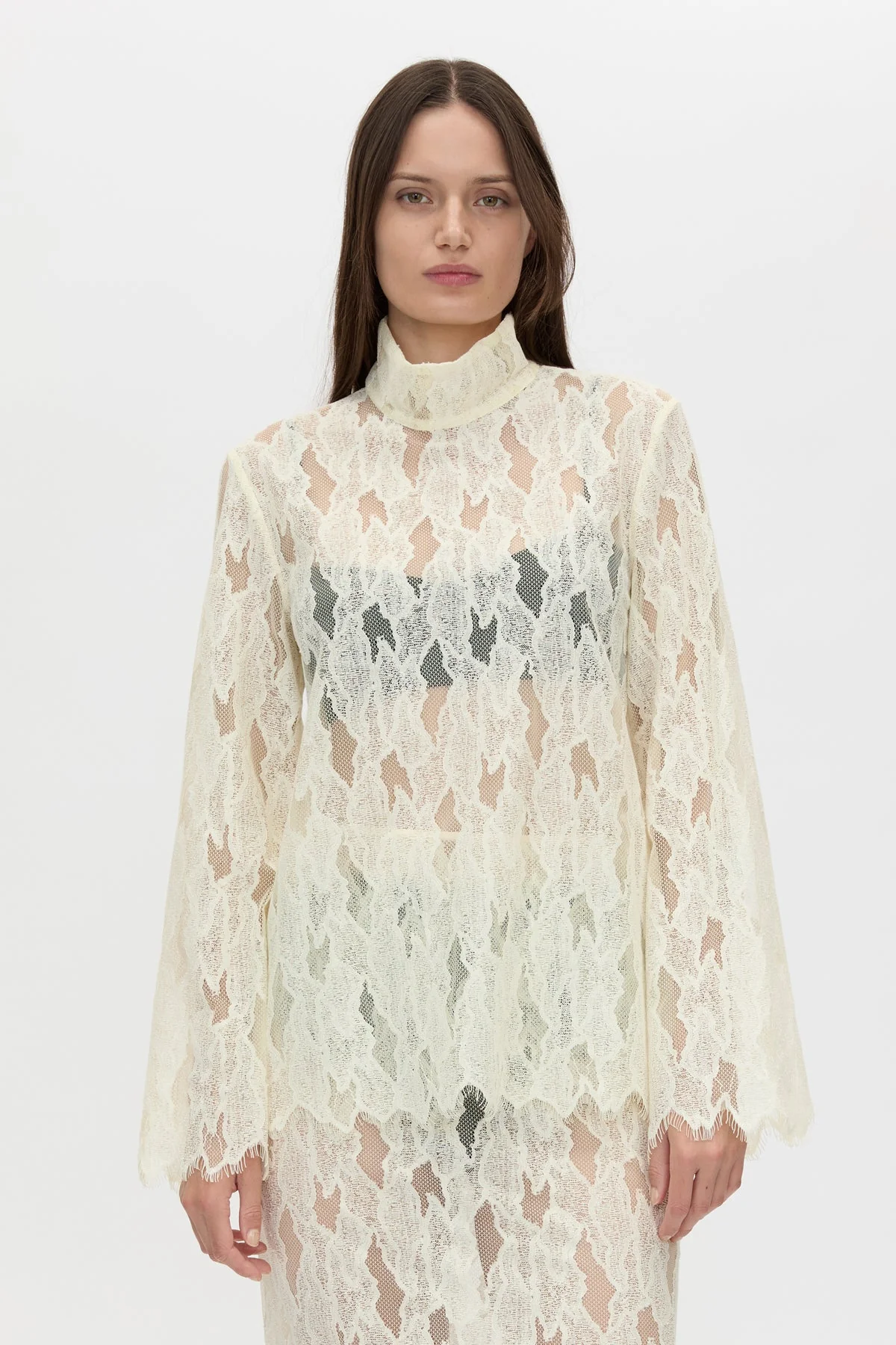 Zemira Long Sleeve Lace Top - Image 3